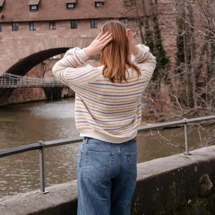 Strickanleitung für Pullover "Hepatica" – Bild 3