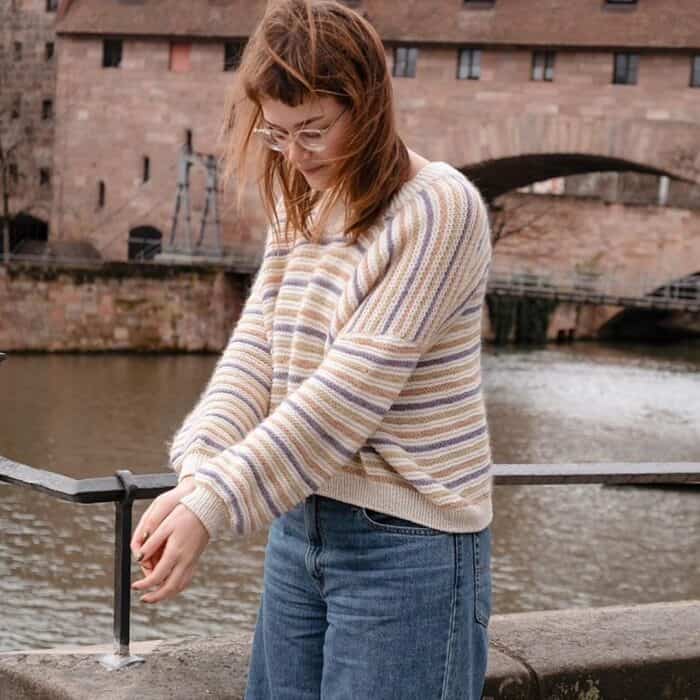 Strickanleitung für Pullover "Hepatica" – Bild 4