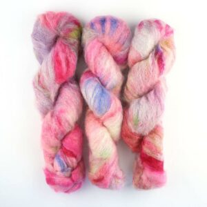 Fluffy Mohair Farbverlauf handgefärbt Happy Days - Cowgirl Blues